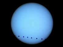 2004 image of Venus crossing the Sun