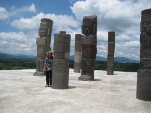 Venus Pyramid at Tula in Central Mexico